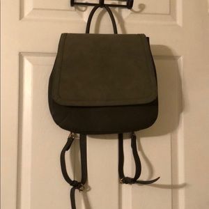 Olive green backpack/crossbody